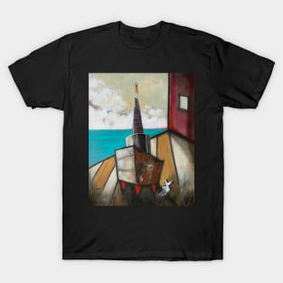 The King turned His Back to the Sea T-Shirt